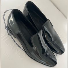 Gorgeous Pair Of Hugo Boss Patent Leather Loafers. Brand New, Never Worn. The Perfect Capsule Piece To Add To Your Shoe Collection. Hugo Boss Woman Shoes, Hugo Boss Shoes, Boss Shoes, Hugo Boss Women, Patent Leather Loafers, Boss Black, Leather Loafers, Loafers For Women, Shoe Collection