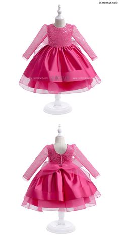 10% off now|Free shipping world-wide. Sequined Long Sleeves Short Formal Ballgown Party Dress For Children at GemGrace. Click to learn our pro custom-made service for wedding dress, formal dress. View #FlowerGirlDresses for more ideas. Elegant Pink Princess Dress For Christmas, Elegant Long Sleeve Ball Gown For Dress-up, Fitted Long Sleeve Pageant Dress For Wedding, Fitted Long Sleeve Wedding Pageant Dress, Pink Princess Dress For Christmas Party, Fitted Long Sleeve Gown For Pageant, Fitted Long Sleeve Gown For Pageants, Fitted Long Sleeve Dress For Pageant, Spring Fitted Long Sleeve Ball Gown