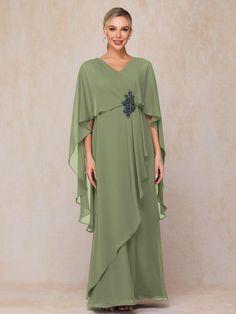 Olive_Green Navy Mother Of The Groom Dresses Classy, Green Chiffon Evening Dress For Wedding Guest, Green Georgette Chiffon Evening Dress, Green Embellished Chiffon Dress, Green Chiffon Evening Dress For Mother Of The Bride, Formal Green Chiffon Mother Of The Bride Dress, Green Chiffon Evening Dress For Banquet, Green Chiffon Evening Dress, Sequin Bridesmaid