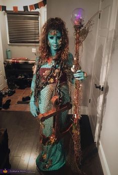 Sea Witch Costume, Sea Outfit, Siren Costume, Sea Costume, Mermaid Halloween Costumes, Halloween City, Mermaid Cosplay, Dark Mermaid, Diy Costumes Women