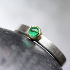 Modern Colombian Emerald Engagement Ring Solid Silver 18K Yellow Gold Minimalistic Green Cabochon - Beryl Dome by NangijalaJewelry on Etsy Modern Round Emerald Ring For Formal Occasions, Modern Polished Emerald Ring Gift, Modern Round White Gold Emerald Ring, Modern Polished Emerald Jewelry, Modern White Gold Emerald Rings, Modern Green Emerald-cut Jewelry, Modern Formal Emerald Jewelry, Modern Green Jewelry For Formal Occasions, Modern Polished Emerald Ring For Gift