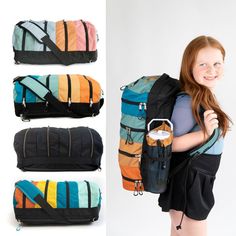 The Tiny Washable Duffels - 30L Family Bag, Water Bottle Pouch, Tennis Bag, Medical Bag, Backpack Organization, Best Travel Accessories, Bag Stand, Travel Duffel, Organization Solutions