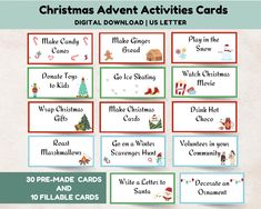 christmas printable activities for kids to do with the holiday season's greetings