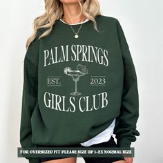 You will love this cute, comfortable crewneck sweatshirt and it will quickly become one of your favorite pieces in your closet. Well-made and versatile, it will be your go-to pullover for chilly nights out or lounging at home.  GILDAN UNISEX SWEATSHIRT  *Medium-heavy fabric (8.0 oz/yd² (271.25 g/m *Loose fit *Runs true to size *50% cotton, 50% polyester *Sewn-in label CARE INFO: machine wash inside out in cold water. Do not bleach. Tumble dry on low-med heat. Do not iron; do not dry clean. SIZIN Expresso Martini, Luxury Bachelorette, Vodka Martini, Cocktail Club, Club Sweatshirts, Dirty Martini, Espresso Martini, Signature Cocktail, Girls Club