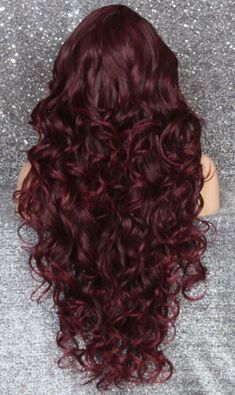 Red Hair With Red Highlights, Deep Red Curly Hair, Simple Hair Color, Curly Colored Hair, Red Colored Hair, Red Hair Long, Red Long Hair, Deep Red Hair Color