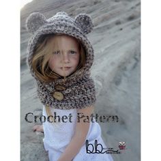 Hooded Cowl (crochet) PDF PATTERN ONLY - With or w/out Ears - size Toddler, Child, Adult by BeccasBeanies on Etsy https://www.etsy.com/listing/257809864/hooded-cowl-crochet-pdf-pattern-only Hooded Cowl Pattern, Cowl Crochet, Hooded Cowl, Lion Brand Wool Ease, Crochet Size, Hooded Scarf, Cowl Pattern, Crochet Cowl, Lion Brand