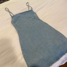 Never Worn Before! Nwt Zara Light Blue Casual Mini Dress, Zara Blue Fitted Denim Dress, Zara Casual Light Blue Mini Dress, Zara Fitted Denim Summer Dress, Fitted Blue Denim Dress By Zara, Fitted Blue Zara Denim Dress, Fitted Sleeveless Denim Dress For Brunch, Zara Blue Cotton Mini Dress, Fitted Light Wash Zara Dresses