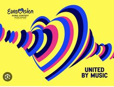 the cover art for eurovisionon's song contest, which features colorful lines