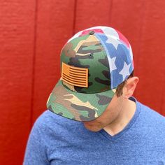 Show you're American pride with this custom leather American flag hat! Made with a full-grain leather patch. We use Richardson 112 snapback trucker cap. We promise you'll love it or your money back! Leather patch hats are the best gift for dad for fathers day! Handmade in Austin, Texas! Patriotic Snapback Hat For Veterans Day, Patriotic Snapback Hat For Outdoor, Patriotic Snapback Baseball Cap, Patriotic Outdoor Snapback Hat With Curved Bill, Patriotic Snapback Trucker Hat For Memorial Day, Patriotic Memorial Day Snapback Trucker Hat, Patriotic Snapback Hat With Flat Bill For Outdoor, Patriotic Flat Bill Snapback Hat For Outdoor, Americana Snapback Trucker Hat For Memorial Day