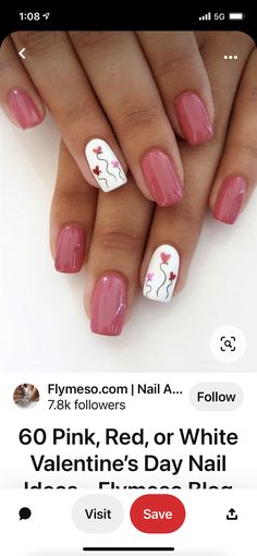 Valentines Mani And Pedi, Dip Nail Ideas February, Dip Nails For Valentines Day, February Gel Nails 2024, Gel Nail Designs February, Feb Gel Nails, Nail Ideas For Valentines Day Short, Gel Nails Valentines Day Art Designs, Acrylic Nail Valentines Day