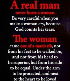 an image of a woman in the dark with text on it that reads, a real man