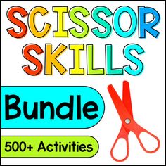 scissor skills bundle for kids