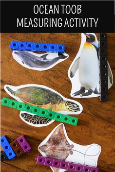 an ocean activity for kids with legos and penguins