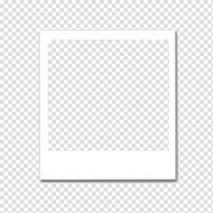 a white square frame on a transparent background