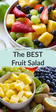 the best fruit salad is made with fresh fruits