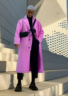 Long Coat Outfit, Black Outfit Men, Men Fashion Casual Shirts, Mens Fashion Casual Outfits, Stylish Mens Outfits, Men Fashion Casual Outfits