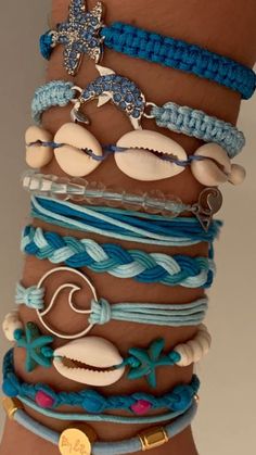 Beaded Bracelets Diy, Bracelets Handmade Beaded, Cute Bracelets, Beach Accessories