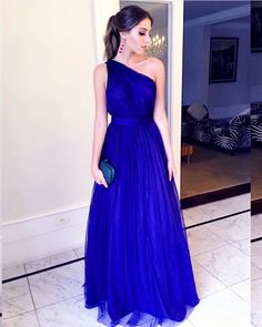 Long Navy Blue Tulle One Shoulder Bridesmaid Dresses Floor Length . Royal Blue One Shoulder Dress, Purple Bridesmaid Dress For Prom Season, Purple Tulle Bridesmaid Evening Dress, Purple Bridesmaid Dress For Prom, Purple Evening Dress For Bridesmaid Prom Season, Purple Evening Dress For Bridesmaid During Prom Season, Purple Bridesmaid Evening Dress For Prom Season, Purple Bridesmaid Dress For Prom Evening, Purple One-shoulder Dress For Banquet