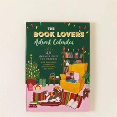 the book lover's advent calendar is on display