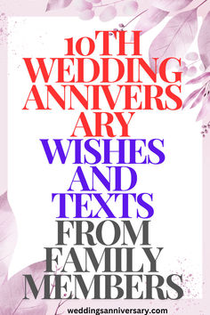 an advertisement for the 10th wedding anniversary party, which is set to be held on may 25