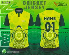 the cricket jersey is yellow and black