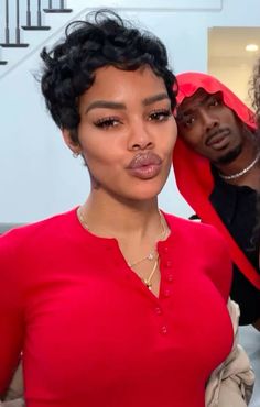 Teyana Taylor Short Hair, White Party Outfit, Hair Pics, Tail Hair, Clear Glowing Skin, Teyana Taylor, Natural Styles