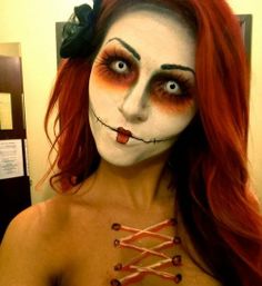 Creepy Doll Halloween, Make Up Inspiration, Theatrical Makeup, Scary Makeup, Doll Makeup, Special Effects Makeup, Halloween Costumes Makeup