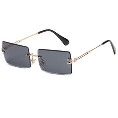 PRICES MAY VARY. High Quality Material:These Rimless Square Sunglasses Are Made Of High-Quality Metal Frames,Uv400 Lenses,Solid Metal Hinges,Ultra Light Exquisite Temples,All The Details Ensuring You A Comfortable Wearing Experience. Uv400 Lense: The Rimless Rectangle Sunglasses Can Filter Out Sunlight Reflected Glare, Block 100% Harmful Uva, Uvb Rays, Protecting Your Eyes From Long Term Uv Damage. Allows You To Better Enjoy The Scenery In The Sun. Fashion Design: Using The Classic 90s Sunglasse Mango Bags, Sun Fashion, 90s Sunglasses, Simple Eyeshadow, Sunglasses Women Vintage, Sunglasses Uv Protection, Womens Sunglasses, Rectangle Sunglasses, Current Mood