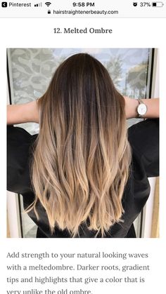 Sanggul Modern, Gorgeous Hair Color, Ombré Hair, Honey Hair, Balayage Brunette