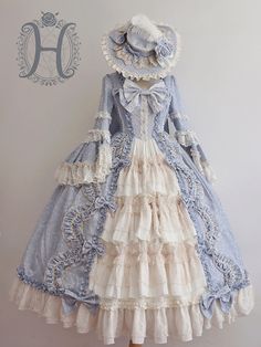 Op Dress, Old Fashion Dresses, Old Dresses, Fairytale Dress, Beauty Dress, Fantasy Dress, Historical Dresses, Lolita Dress, Gothic Lolita