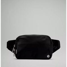 New Lulu Large Lemon Everywhere Belt Bag!! Brand New With Tags!!! Color Black , Fits Your Phone , Keys, Chapstick Everything You Need To Travel For The Day! Belt Bag Nwt Color- Black