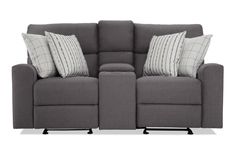 I know what you're thinking. how can a recliner that looks so good be so functional at the same time?! Well make no mistake, I've combined the perfect amount of modern farmhouse style with all the function your family needs - including power reclining seats and headrest and USB & USB-C ports! And since I never skimp on comfort, there's also a layer of my world famous Bob-O-Pedic Memory Foam for your lounging enjoyment. | Modern Farmhouse Power Recliner with Power Headrest | Memory Foam | USB Por Farmhouse Grey, Power Reclining Loveseat, Bob's Discount Furniture, Reclining Furniture, Mattress Store, Farmhouse Furniture, Discount Furniture, Modern Farmhouse Style, Hidden Storage