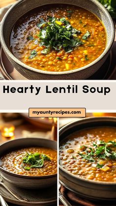 Lentil soup with vegetables is one of those dishes that can warm you up on a chilly day. You'll start by sautéing the aromatics – onions, carrots, and celery – to build a flavorful base. Then, you'll add in garlic, spices, lentils, tomatoes, and broth, letting it all simmer until the lentils are tender. The best part? You can customize it with your favorite veggies and herbs. But what really sets this soup apart is the way it nourishes both your body and your soul. Let's plunge into and explore how to make this comforting masterpiece. Lentil Celery Soup, Savory Lentil Soup, Easy Green Lentil Recipes, Bean Lentil Recipes, French Green Lentil Soup, Pureed Lentil Soup, Scottish Lentil Soup Recipe, Marry Me Lentils, Hearty Lentil Soup