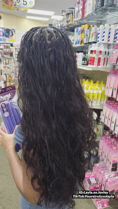 IG:Layla.so.lovley TikTok:Yourstrulyxolayla Mermaid Braids, Braids Pictures, Natural Hair Twist Out, Mermaid Braid, Y2k Hairstyles, Big Box Braids Hairstyles, Quick Natural Hair Styles, Cute Braided Hairstyles