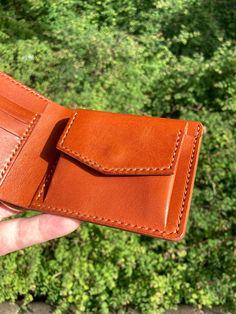 Leather Wallet Minimalist wallet Bifold wallet Vegetable Tanned Gift for Boyfriend or Girlfriend 21st birthday gift Anniversary Gift by GeorgeZaridzeLeather on Etsy Bifold Wallet With Flat Pocket For Daily Use, Everyday Bifold Coin Purse, Brown Bifold Wallets For Personal Use, Rectangular Smooth Grain Wallet As Gift, Gift Bifold Wallets With Smooth Grain, Smooth Grain Bifold Wallets As Gift, Minimalist Leather Wallet, Wallet Minimalist, 21st Birthday Gifts