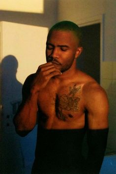 Ocean Chest Tattoo, Frank Ocean Tattoo, Frank Ocean Wallpaper, Ocean Tattoo, Ocean Tattoos, Boys Don't Cry, Rap Aesthetic, Ocean Wallpaper, Amy Winehouse