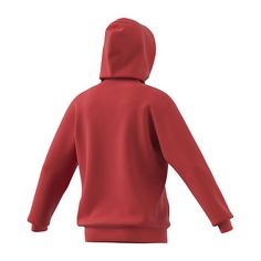 Closure Type: Pullover HeadFit: Regular FitNeckline: Hooded NeckPockets: 1 Front Kangaroo PocketSleeve Length: Long SleeveSleeve Style: Cuffed SleeveApparel Length: 28 InchesFiber Content: 70% Cotton, 30% Recycled PolyesterFabric Description: FleeceCare: Tumble Dry, Machine WashCountry of Origin: Imported Red Hooded Top With Kangaroo Pocket, Red Sports Hoodie With Pockets, Adidas Hooded Sweatshirt With Adjustable Hood, Adidas Long Sleeve Sweatshirt With Adjustable Hood, Adidas Hoodie With Double-lined Hood, Adidas Long Sleeve Hoodie With Drawstring, Adidas Casual Hooded Long Sleeve Jacket, Adidas Hooded Top With Ribbed Cuffs, Casual Adidas Hoodie With Double-lined Hood