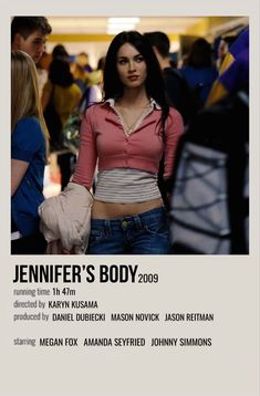 an advertisement for a body shop featuring a young woman in jeans and a pink shirt