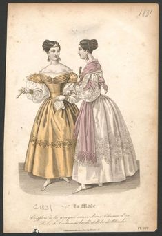 Biedermeier Fashion, 1839 Fashion, 1870 Fashion