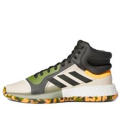 adidas Marquee Boost 'Camo Sole' EF0489 (SNKR) Adidas Logo Green High-top Sneakers For Sports, Green Basketball Shoes With Speckled Midsole, Green Adidas High-top Sneakers For Sports, Fashion Performance, Stylish Sneakers, Perfect Pair, Your Perfect, Camo, Adidas