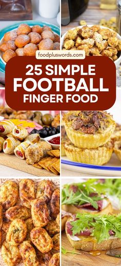 25 simple football finger food ideas