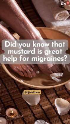 Mustard For Migraines, Tea For Migraines, Tolerate It, Healthy Diet Tips, Tension Headache, Fitness Advice