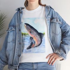 Unisex Heavy Cotton Tee Ferox Trout - Etsy UK Cutthroat Trout