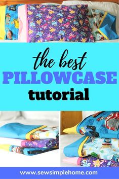 the best pillowcase sewing pattern for kids