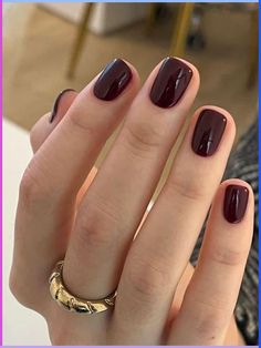 We’ve curated the best fall nail colors. Get ready for the top trends and find the perfect shade to complement your cozy fall looks! Stone Nail Color, October Nails Burgundy, Fall Short Natural Nails, Best Burgundy Nail Polish, Wine Gel Nail Color, Fall Dark Nail Colors, Fall Wine Colored Nails, Fall Gel Colors Nail Polish, Short Dip Fall Nails