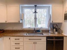 the kitchen is clean and ready for us to use in its new owner's home