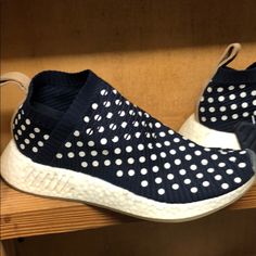 Limited Edition Cs2 Navy Polka Dot! Worn Twice Boost Bottoms Make An Offer Now! Shoes Adidas, Adidas Shoes, Adidas Women, Womens Shoes Sneakers, Polka Dot, Polka Dots, Shoes Sneakers, Limited Edition, Adidas