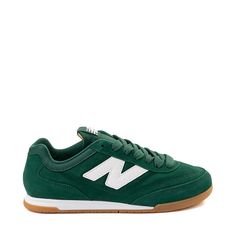 New Balance RC42 Athletic Shoe - Marsh Green / White Case Ideas, Athletic Shoe, Soft Textiles, Athletic Apparel, Shoe Size Chart, Men Shoes Size, Soft Suede, White Style, Just In Case