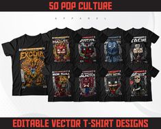 Design Streetwear, Pop Culture Tshirts, Superhero Design, Cartoon Design, Design Bundles, Design Illustration, Pop Culture, Illustration Design, Digital Design