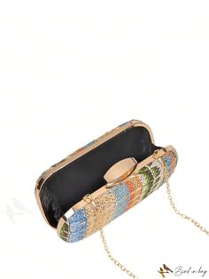 BirdinBag - Compact Colorblock Vacation Straw Bag Word Wrap, Box Bag, Bag Bag, Polyester Material, All Over Print, Apricot, Straw Bag, Color Blocking, Hot Pink